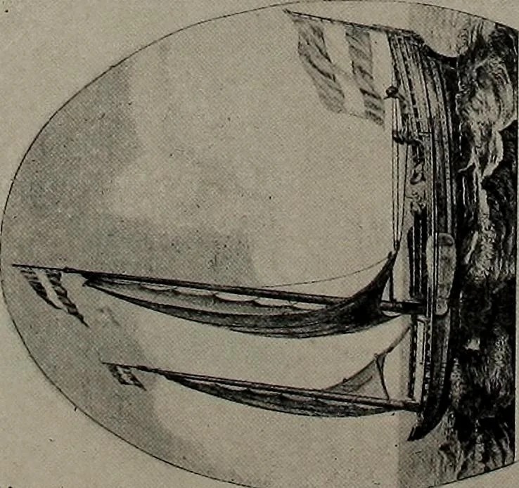 An illustration from Shipbuilding from its beginnings, 1913, leaf 56