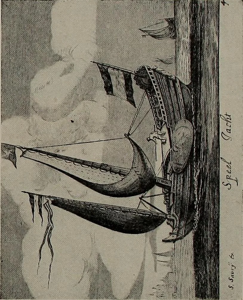 An illustration from Shipbuilding from its beginnings, 1913, leaf 56