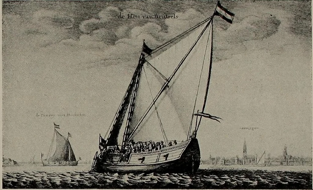 An illustration from Shipbuilding from its beginnings, 1913, leaf 57