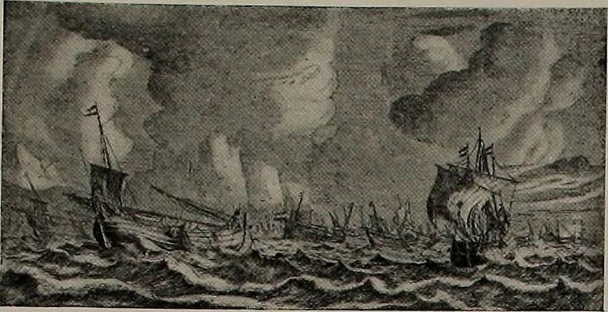 An illustration from Shipbuilding from its beginnings, 1913, leaf 59