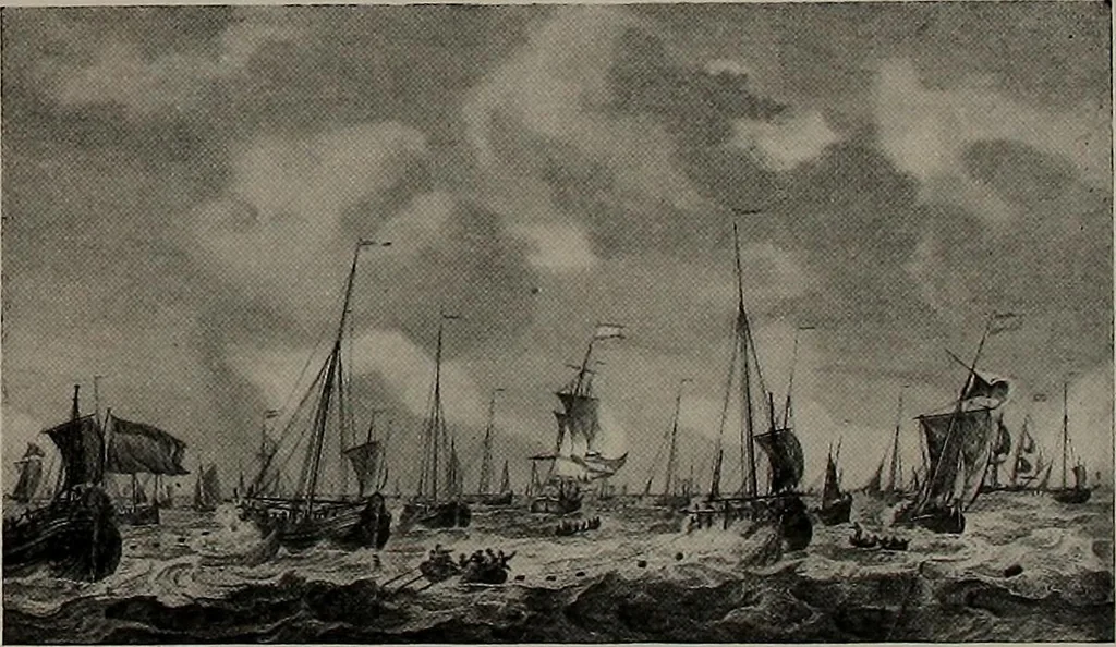 An illustration from Shipbuilding from its beginnings, 1913, leaf 59