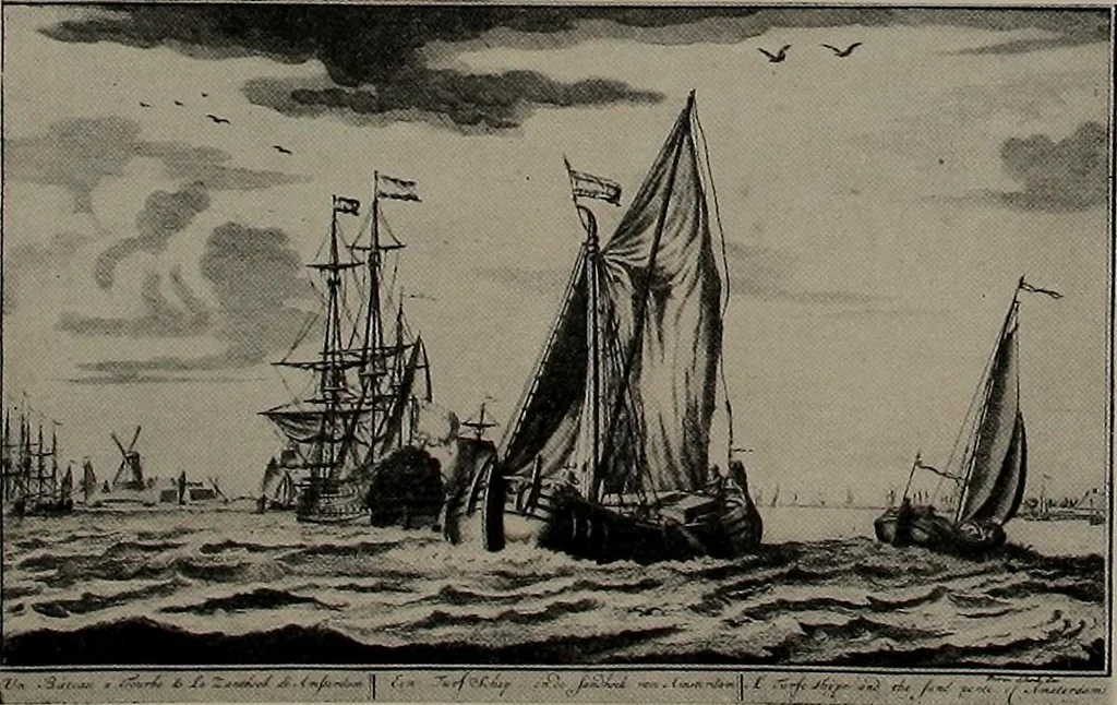 An illustration from Shipbuilding from its beginnings, 1913, leaf 64