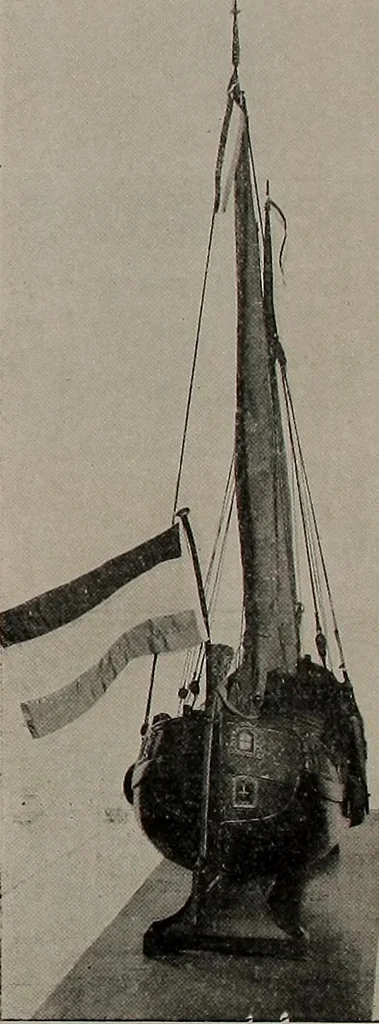 An illustration from Shipbuilding from its beginnings, 1913, leaf 65