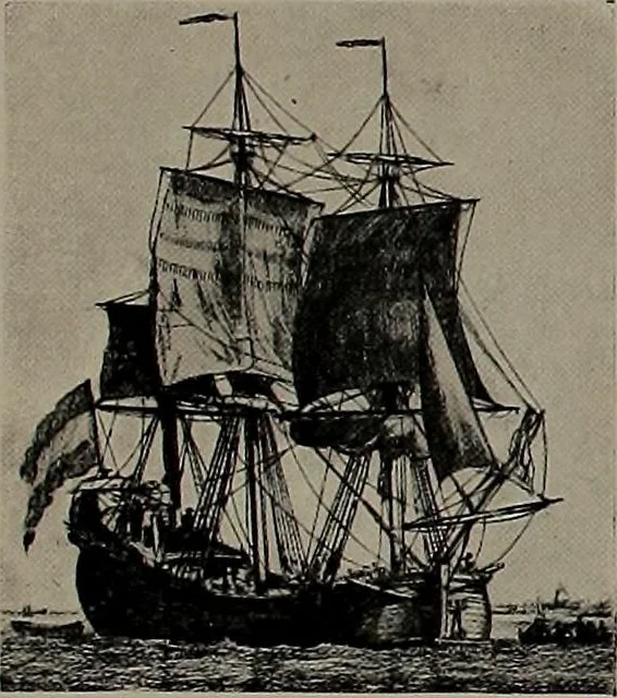 An illustration from Shipbuilding from its beginnings, 1913, leaf 66