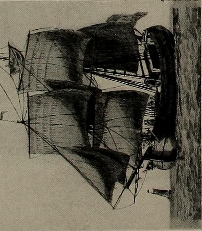 An illustration from Shipbuilding from its beginnings, 1913, leaf 68