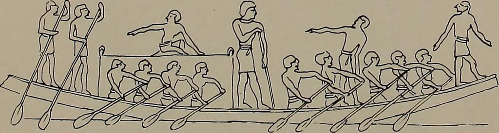 An illustration from Shipbuilding from its beginnings, 1913, leaf 7