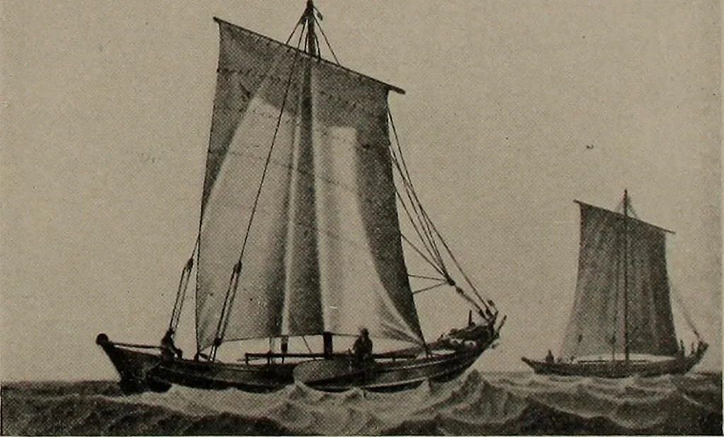 An illustration from Shipbuilding from its beginnings, 1913, leaf 70