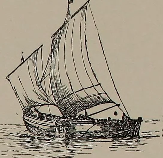 An illustration from Shipbuilding from its beginnings, 1913, leaf 71