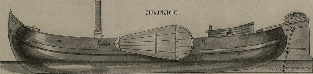 An illustration from Shipbuilding from its beginnings, 1913, leaf 71