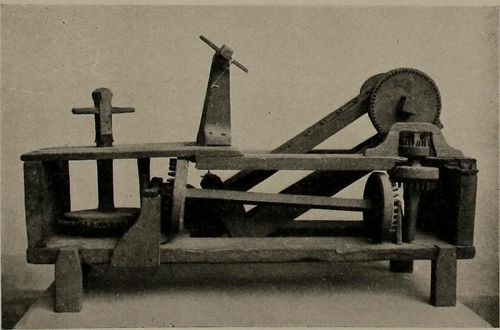 An illustration from Shipbuilding from its beginnings, 1913, leaf 78