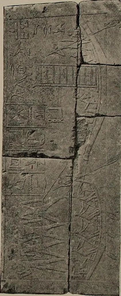 An illustration from Shipbuilding from its beginnings, 1913, leaf 9