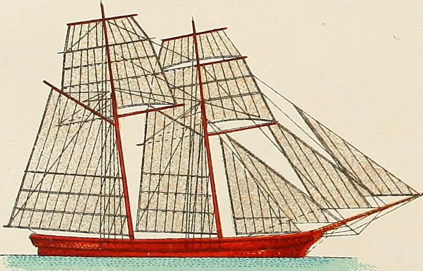 An illustration from Shipbuilding from its beginnings, 1913, leaf 103