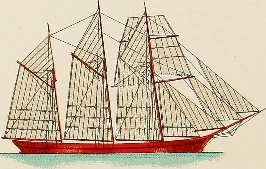 An illustration from Shipbuilding from its beginnings, 1913, leaf 103