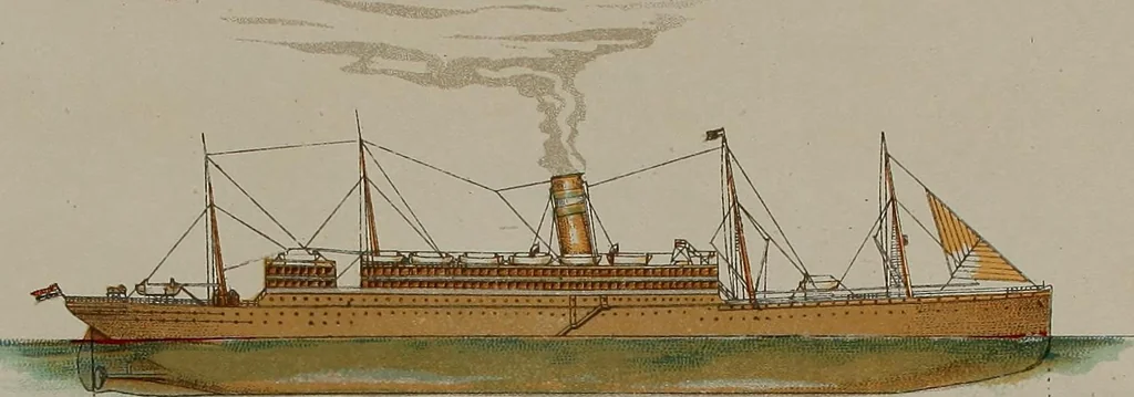 An illustration from Shipbuilding from its beginnings, 1913, leaf 13