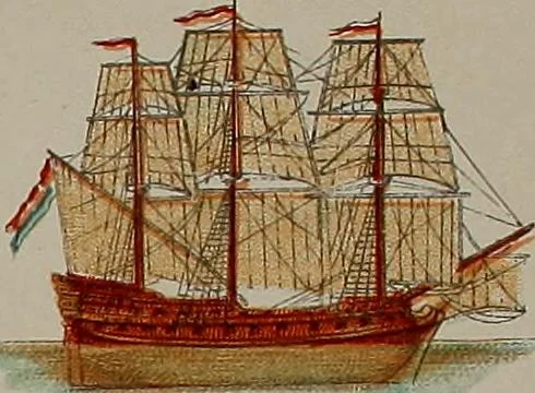 An illustration from Shipbuilding from its beginnings, 1913, leaf 13