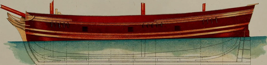 An illustration from Shipbuilding from its beginnings, 1913, leaf 14