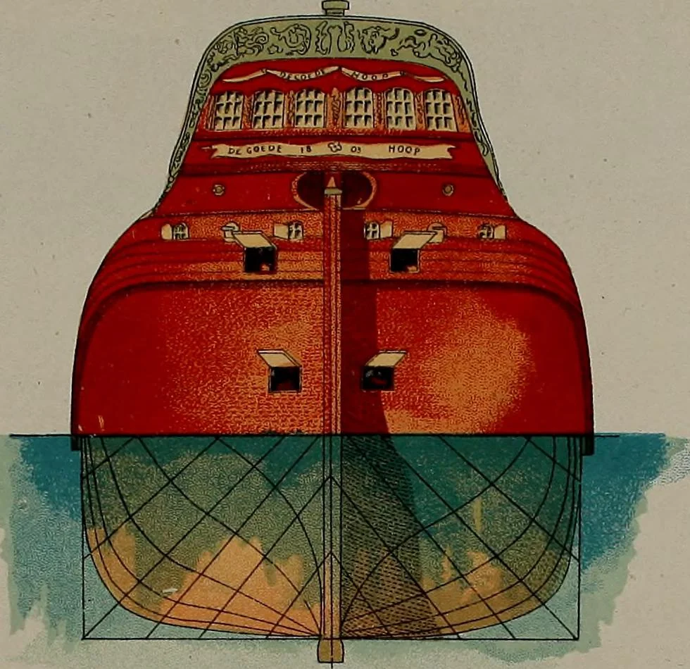 An illustration from Shipbuilding from its beginnings, 1913, leaf 15