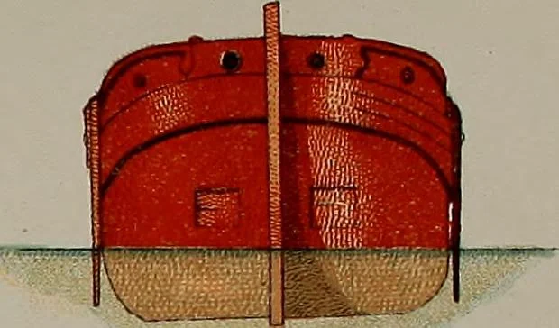 An illustration from Shipbuilding from its beginnings, 1913, leaf 16
