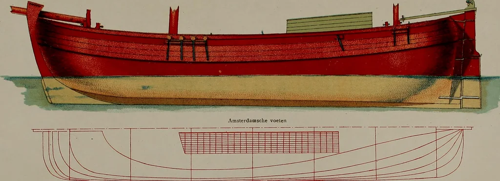 An illustration from Shipbuilding from its beginnings, 1913, leaf 18