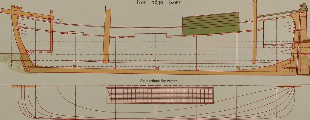 An illustration from Shipbuilding from its beginnings, 1913, leaf 18