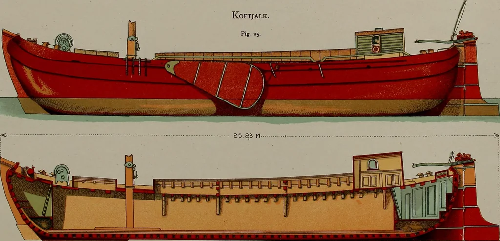 An illustration from Shipbuilding from its beginnings, 1913, leaf 20