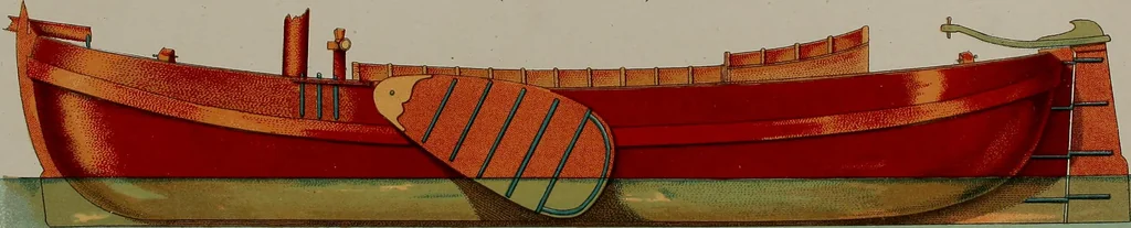 An illustration from Shipbuilding from its beginnings, 1913, leaf 21