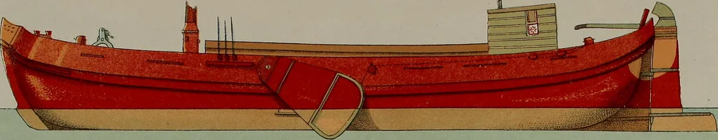 An illustration from Shipbuilding from its beginnings, 1913, leaf 24