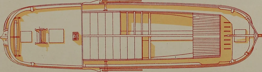 An illustration from Shipbuilding from its beginnings, 1913, leaf 24