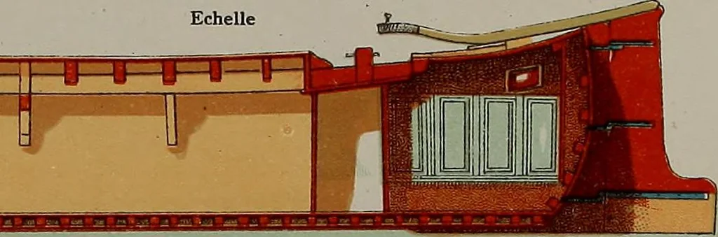 An illustration from Shipbuilding from its beginnings, 1913, leaf 27
