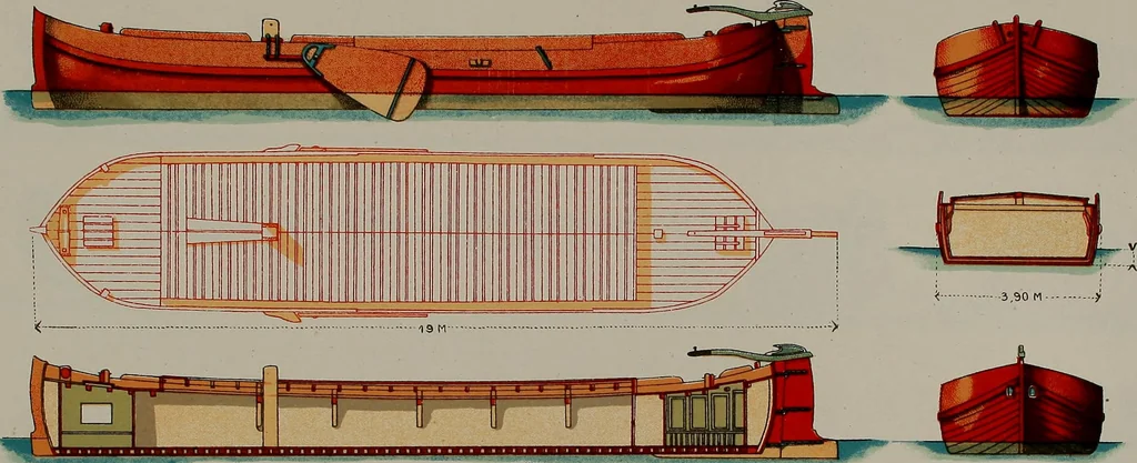 An illustration from Shipbuilding from its beginnings, 1913, leaf 28