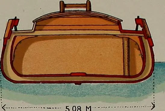 An illustration from Shipbuilding from its beginnings, 1913, leaf 32