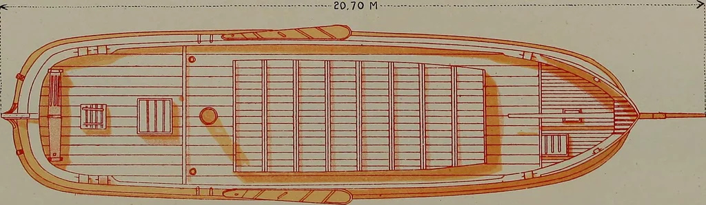 An illustration from Shipbuilding from its beginnings, 1913, leaf 32
