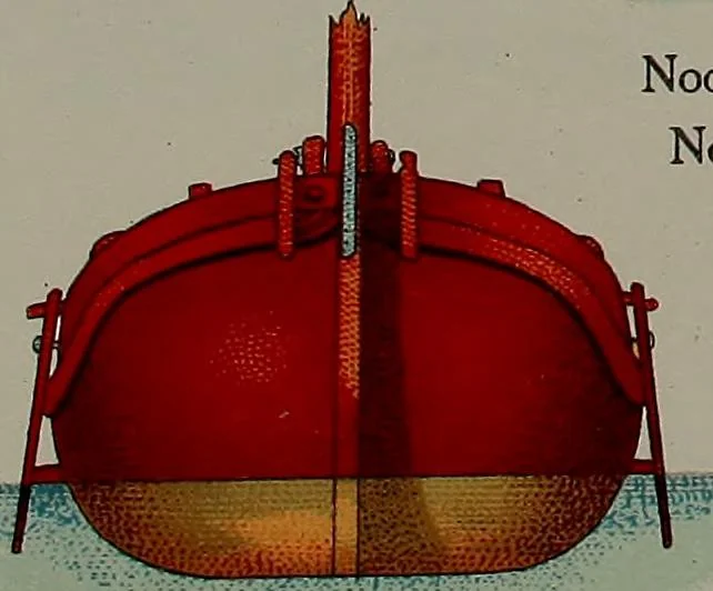 An illustration from Shipbuilding from its beginnings, 1913, leaf 34