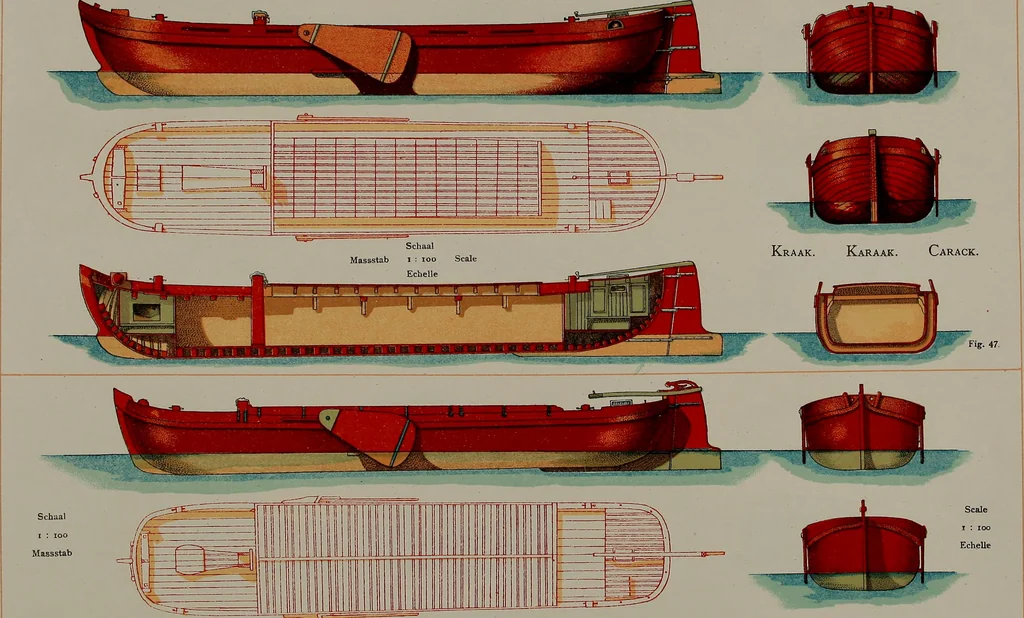 An illustration from Shipbuilding from its beginnings, 1913, leaf 36