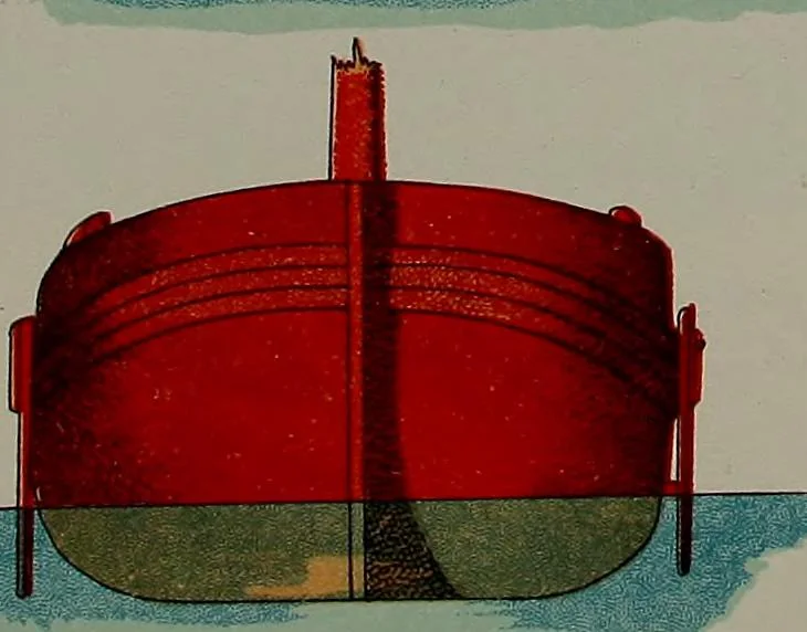 An illustration from Shipbuilding from its beginnings, 1913, leaf 40
