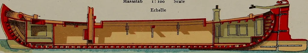 An illustration from Shipbuilding from its beginnings, 1913, leaf 41