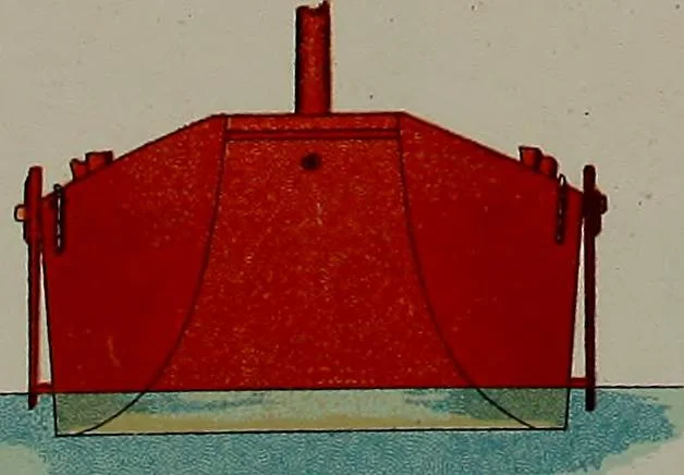 An illustration from Shipbuilding from its beginnings, 1913, leaf 42