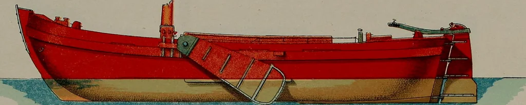 An illustration from Shipbuilding from its beginnings, 1913, leaf 43