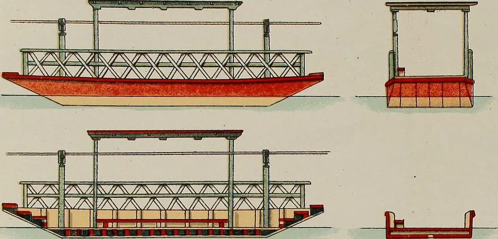 An illustration from Shipbuilding from its beginnings, 1913, leaf 45