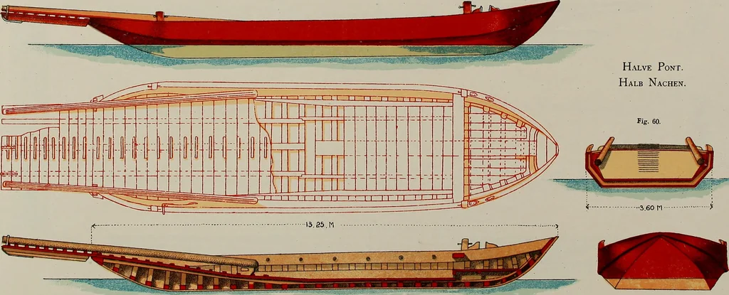 An illustration from Shipbuilding from its beginnings, 1913, leaf 45