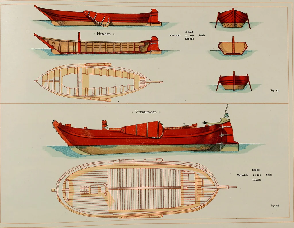 An illustration from Shipbuilding from its beginnings, 1913, leaf 48