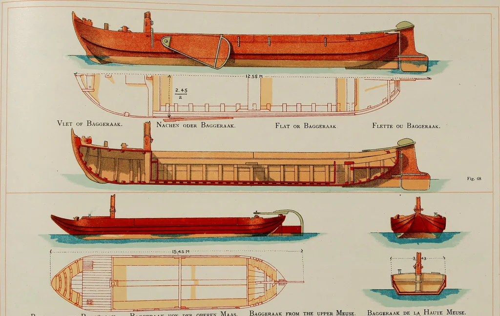 An illustration from Shipbuilding from its beginnings, 1913, leaf 50