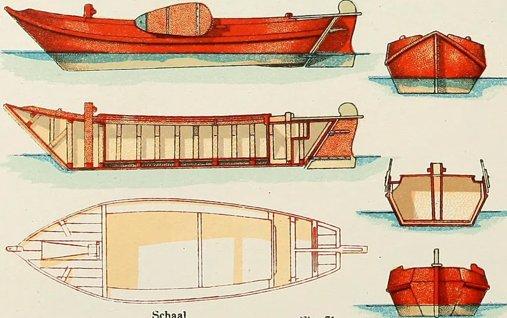 An illustration from Shipbuilding from its beginnings, 1913, leaf 51