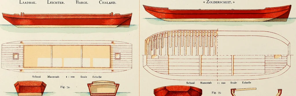 An illustration from Shipbuilding from its beginnings, 1913, leaf 52