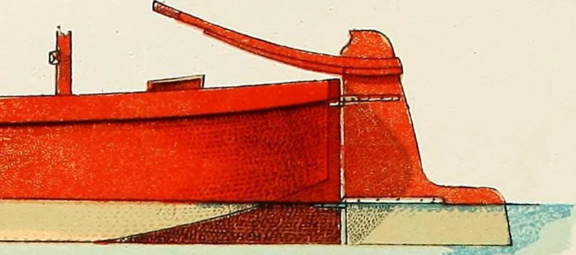 An illustration from Shipbuilding from its beginnings, 1913, leaf 53