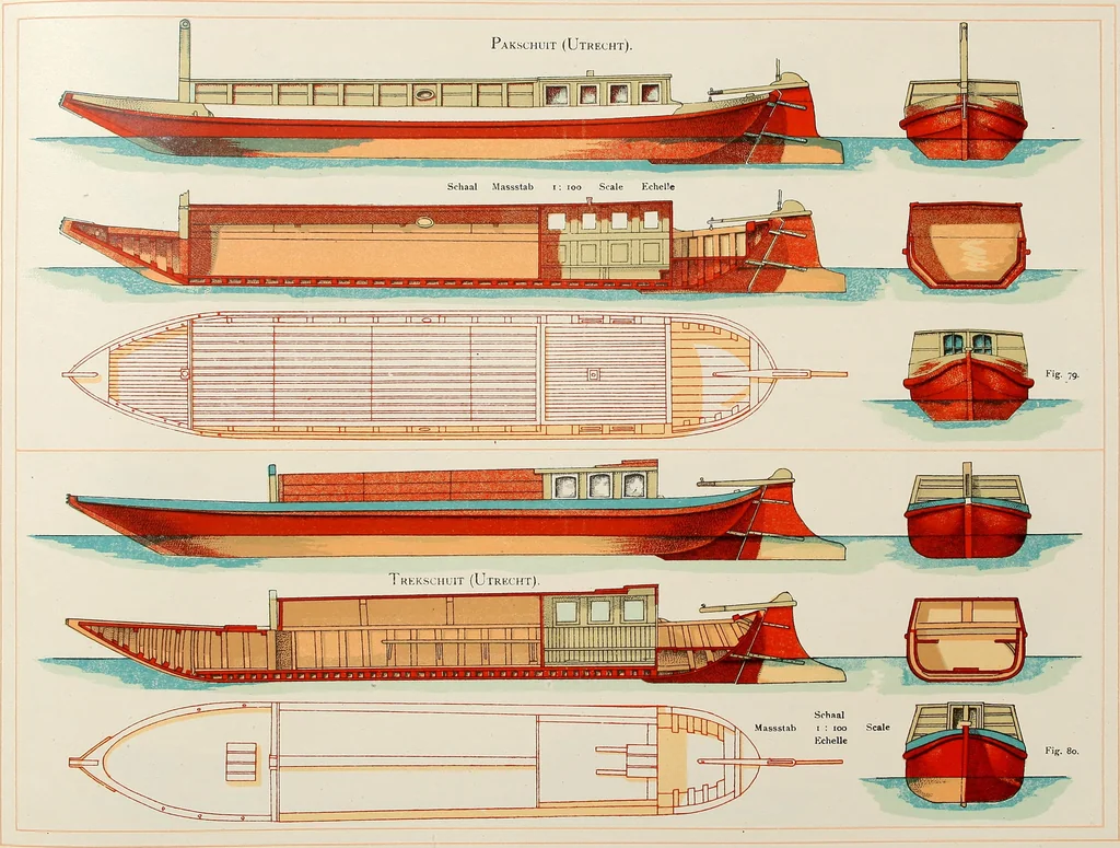 An illustration from Shipbuilding from its beginnings, 1913, leaf 55