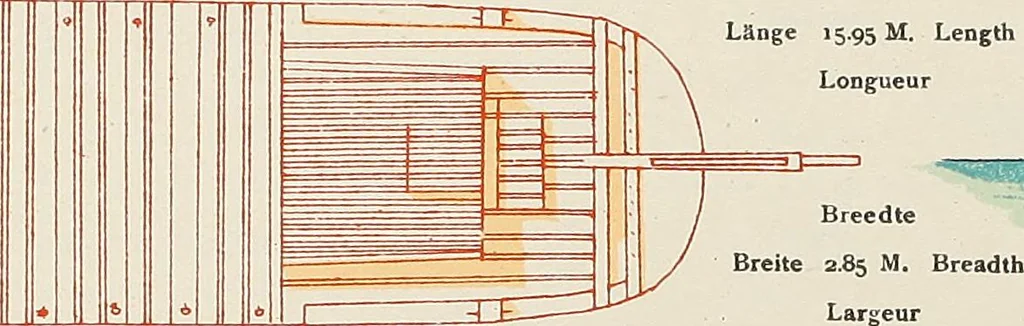 An illustration from Shipbuilding from its beginnings, 1913, leaf 56