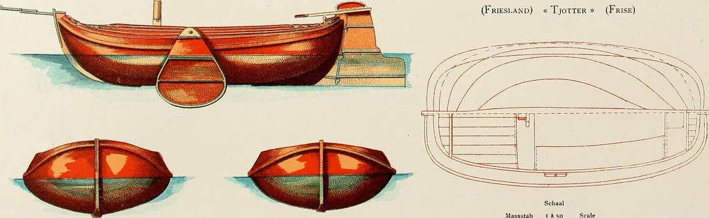 An illustration from Shipbuilding from its beginnings, 1913, leaf 61