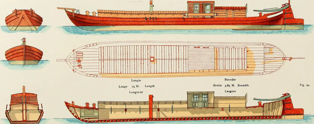 An illustration from Shipbuilding from its beginnings, 1913, leaf 63