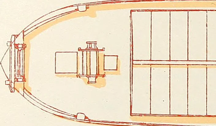 An illustration from Shipbuilding from its beginnings, 1913, leaf 70